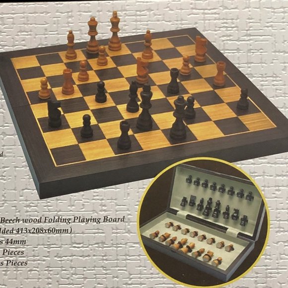 Premier Chess Board Game - Solid Wood Chess Set (NEW) - Picture 9 of 15